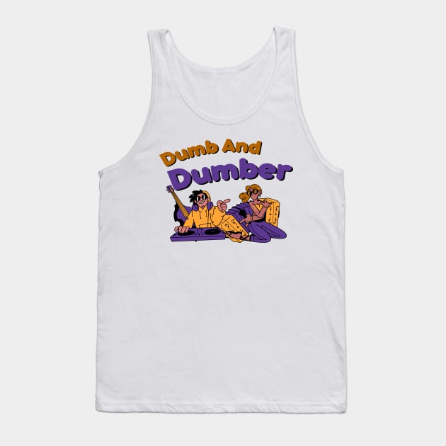 Dumb and dumber - Best Vintage 90s Tank Top by 2 putt duds